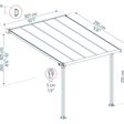 Foto van Palram - Canopia Olympia Aluminium Veranda 3X3.05 wit