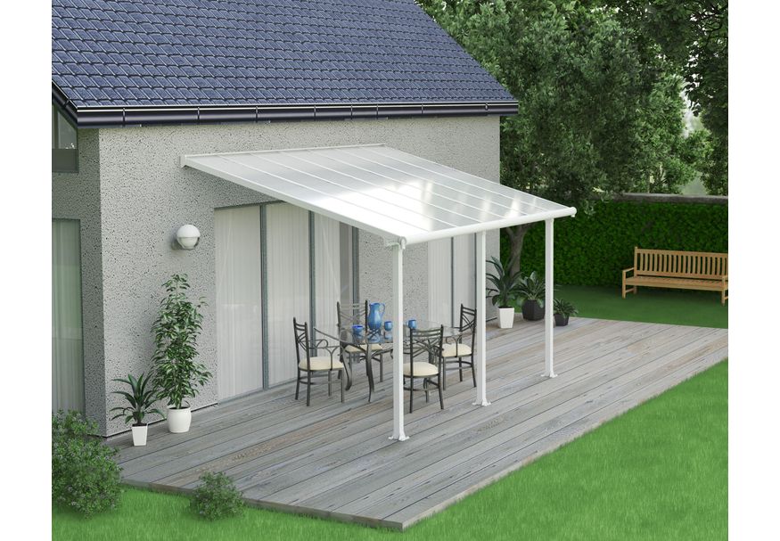 Palram - Canopia Olympia Aluminium Überdachung 3X4.25 Weiß Foto von Palram - Canopia Olympia Aluminium Überdachung 3X4.25 Weiß