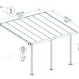 Foto van Palram - Canopia Olympia Aluminium Veranda 3X4.25 wit