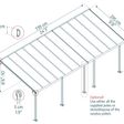 Foto van Palram - Canopia Olympia Aluminium Veranda 3X7.30 wit