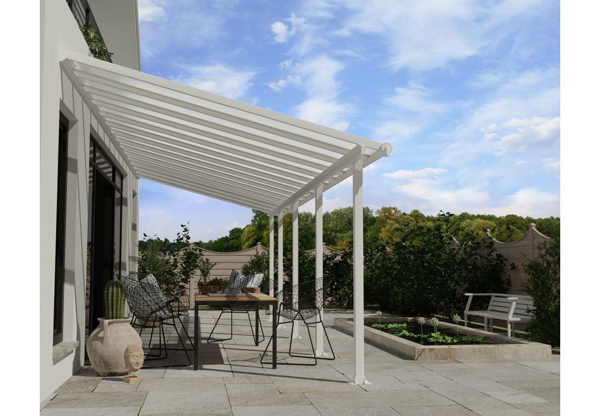 Palram - Canopia Olympia Aluminium Überdachung 3X8.51 Weiß Foto von Palram - Canopia Olympia Aluminium Überdachung 3X8.51 Weiß