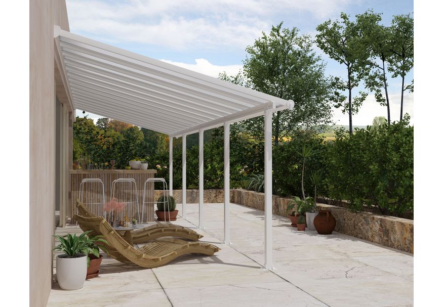 Palram - Canopia Olympia Aluminium Überdachung 3X9.15 Weiß Foto von Palram - Canopia Olympia Aluminium Überdachung 3X9.15 Weiß