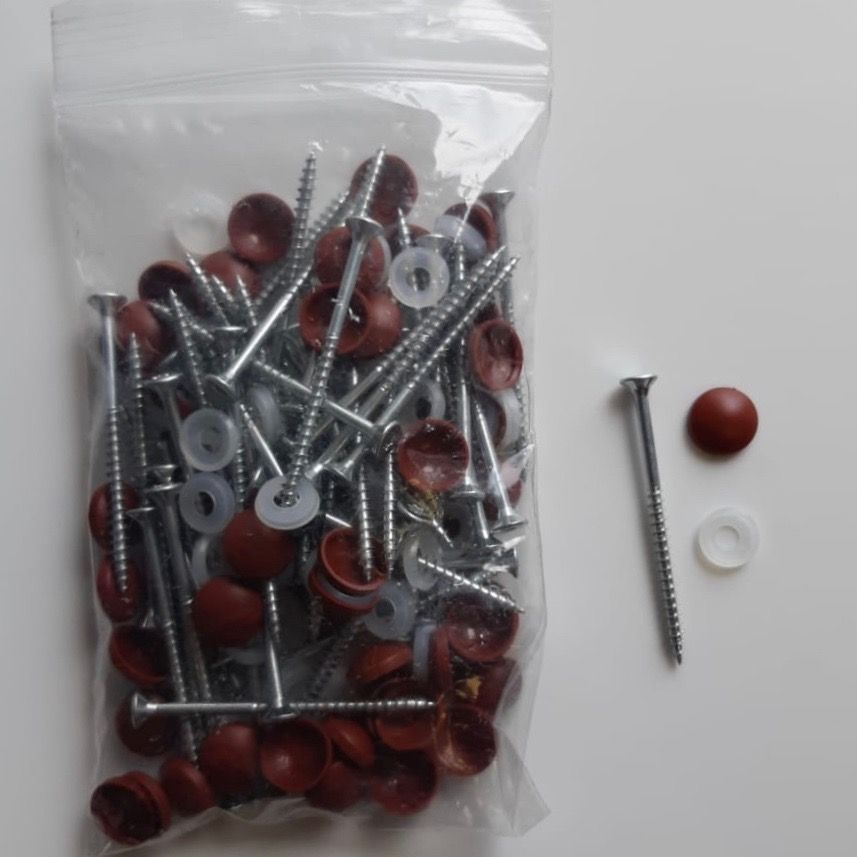 Foto van Onduvilla schroevenset rood