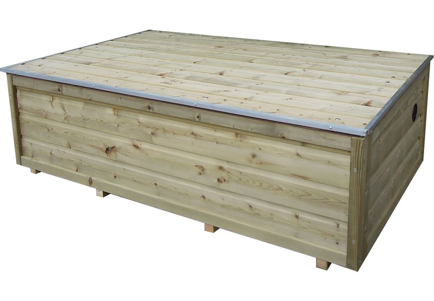 Lutrabox opbergbox br 170cm met 2 gasveren LT170-RG Foto van Lutrabox opbergbox br 170cm met 2 gasveren LT170-RG