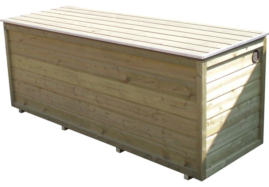 Lutrabox opbergbox br 200cm met 2 gasveren LT200-RG Foto van Lutrabox opbergbox br 200cm met 2 gasveren LT200-RG
