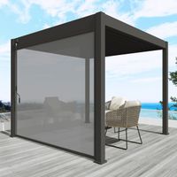 Foto der Porchenzo Paros Aluminium Überdachung - Anthrazit
