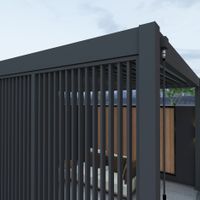 Foto van Porchenzo Orion aluminium overkapping - antraciet