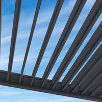 Foto van Porchenzo Orion Wall aluminium veranda - antraciet