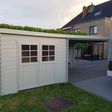 Foto van Debro tuinhuis met overkapping Orleans 596 x 298 cm - Hoge druk geïmpregneerd
