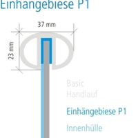 Foto van Trend Pool overlap liner ovaal - 0.8 mm