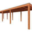 Foto van Trendhout Buitenverblijf Palermo 1180x310 cm