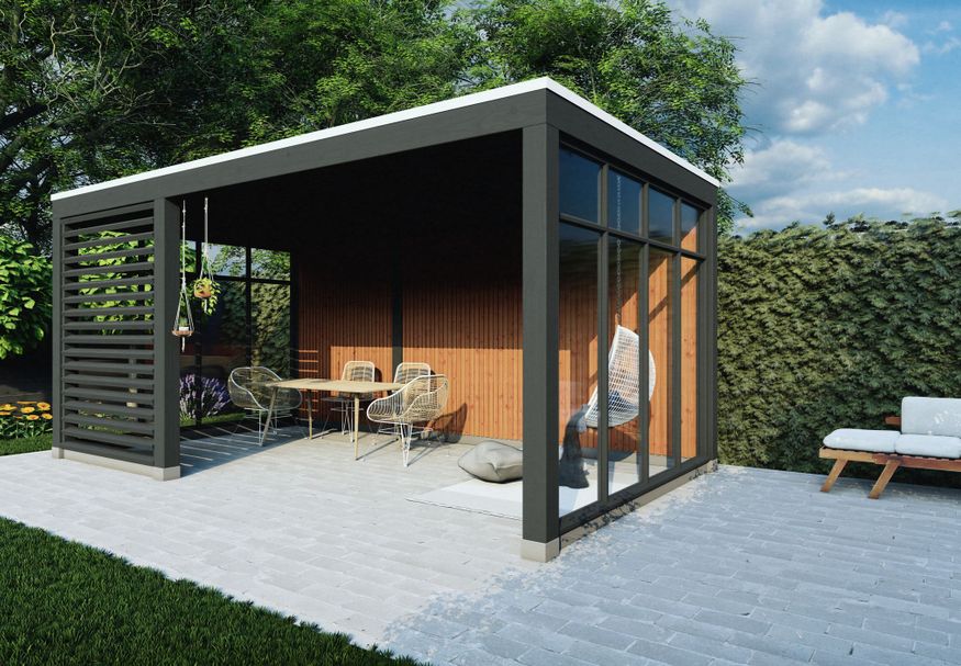 Trendhout Buitenverblijf Palermo 780x370 cm Foto van Trendhout Buitenverblijf Palermo 780x370 cm