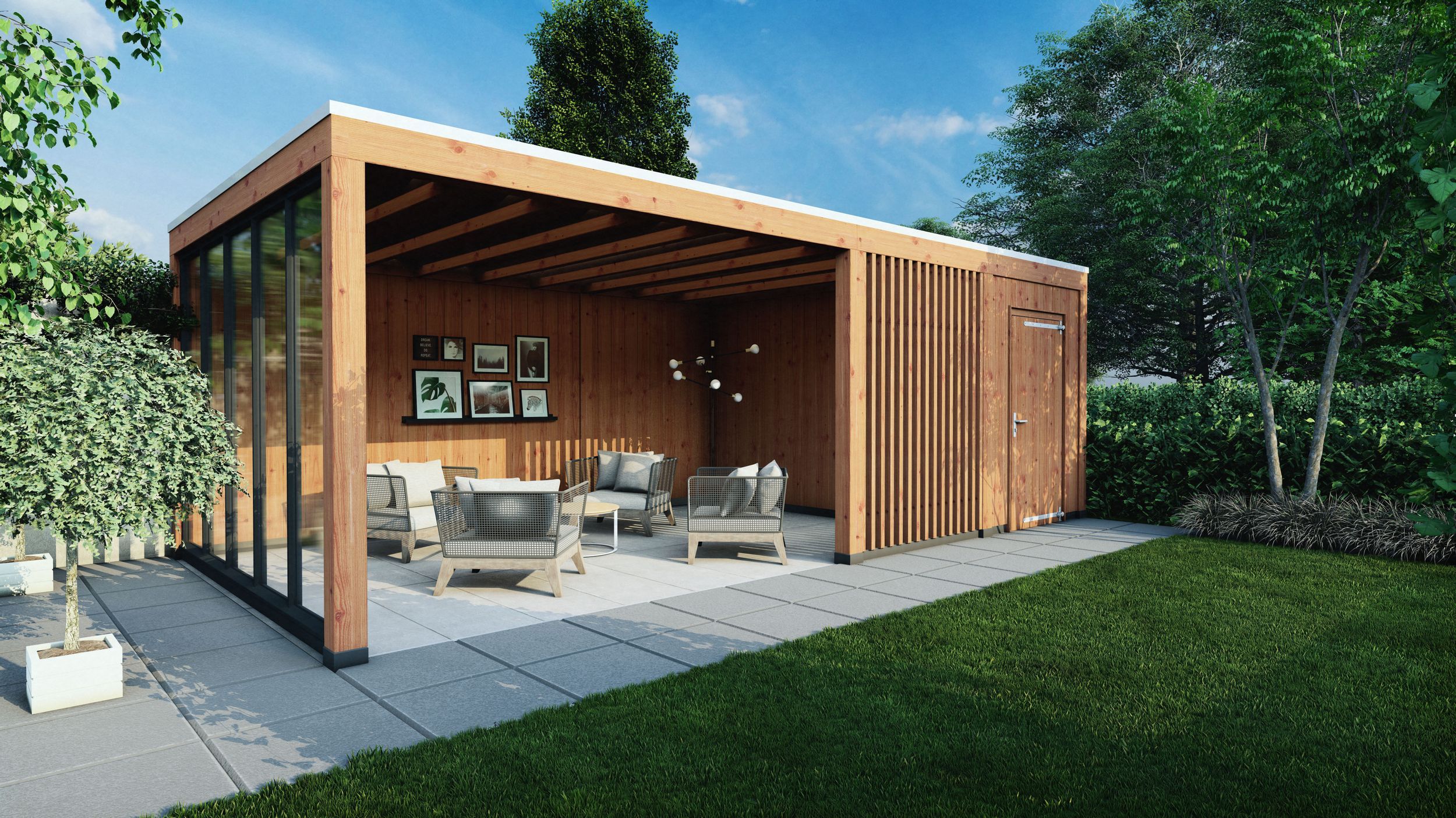 Foto van Trendhout buitenverblijf Palermo