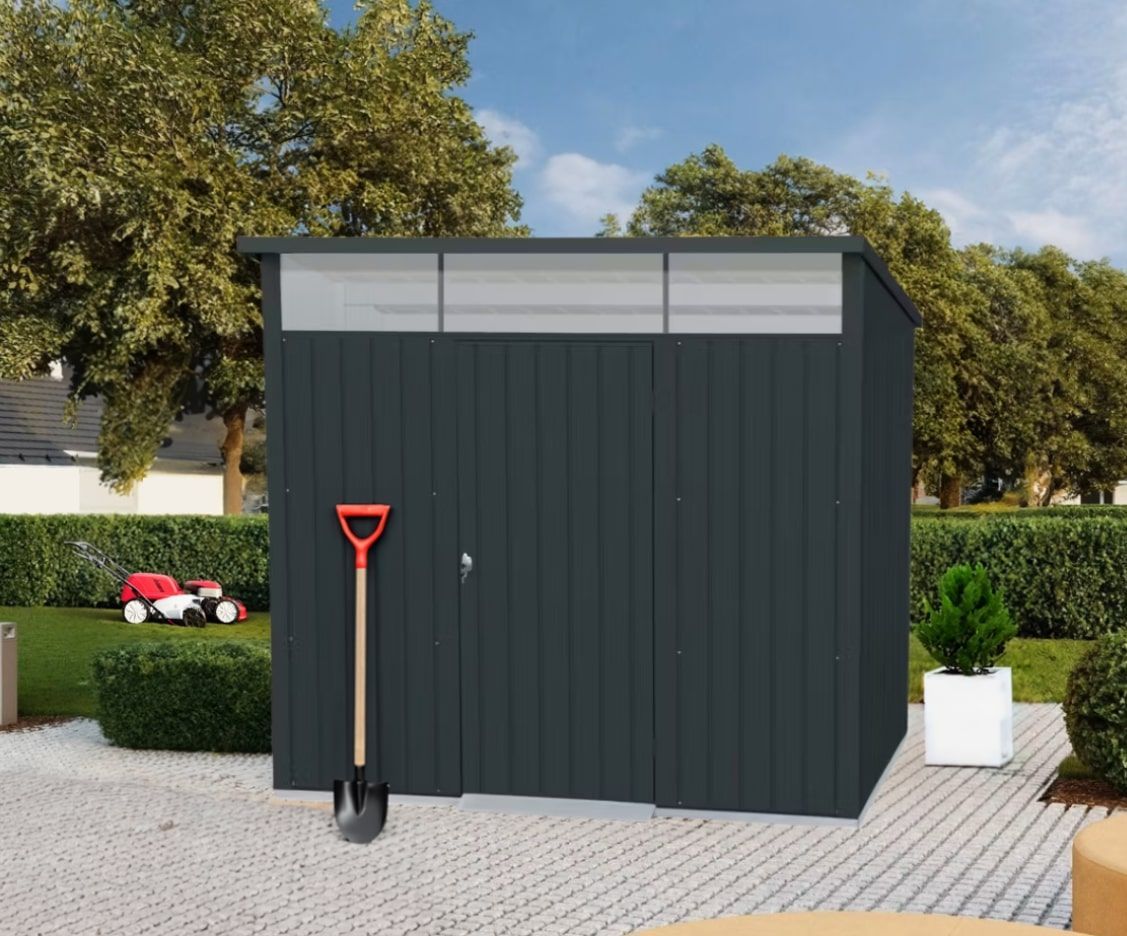 Foto der Duramax Palladium 8x6 Metall Gartenhaus