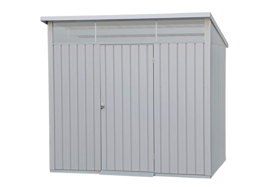Duramax Palladium 8x6 Metall Gartenhaus Silber Foto von Duramax Palladium 8x6 Metall Gartenhaus Silber