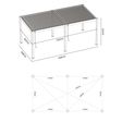 Foto van Porchenzo Paros Classic aluminium overkapping 3x6 - antraciet
