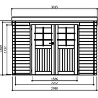 Foto der Solid S8607 Jena Gartenhaus