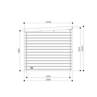 Foto der Solid S8326-1 Riom Gartenhaus - Hochdruck-imprägniert