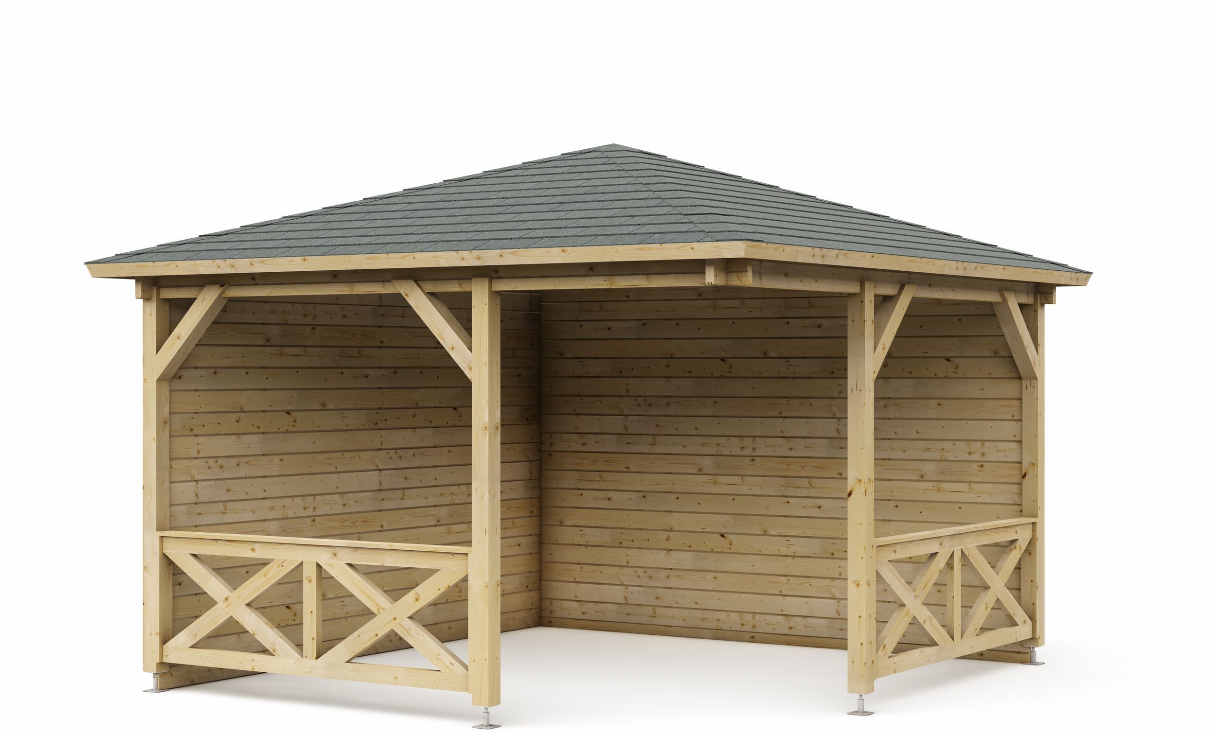 Foto van Interflex paviljoen P3555 - geïmpregneerd