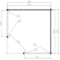 Foto van Interflex paviljoen P3555 - geïmpregneerd