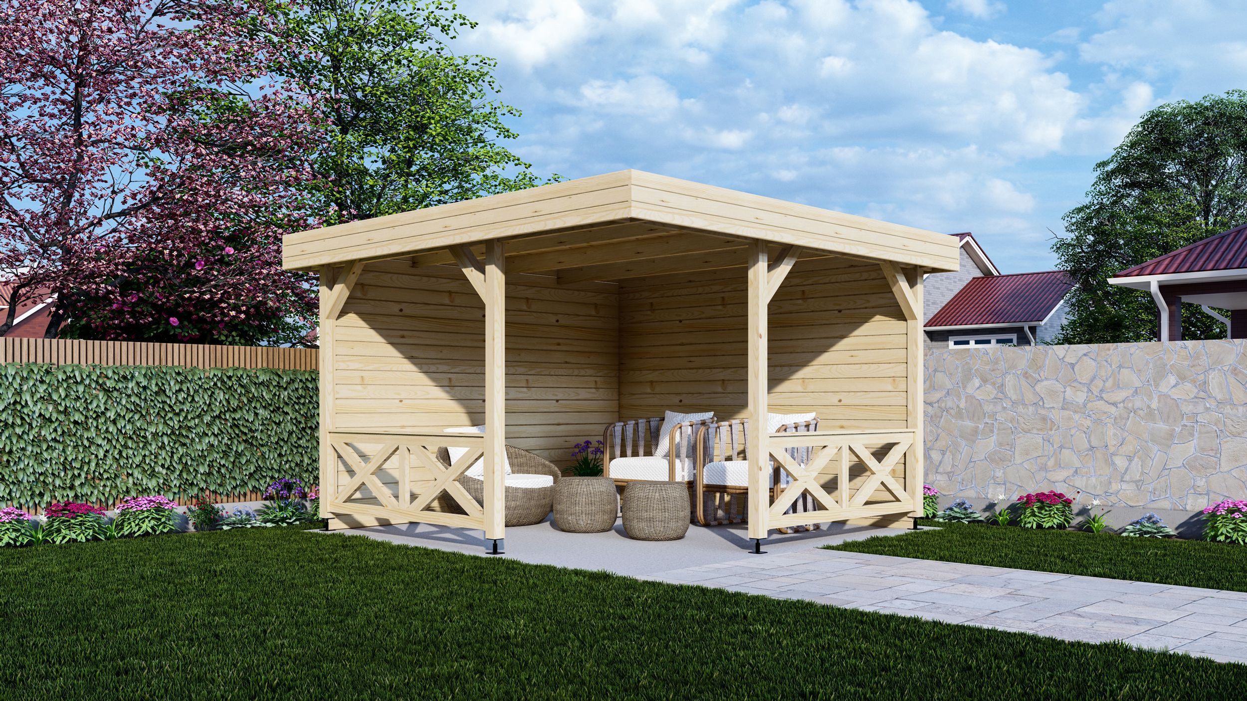 Foto der Interflex Pavillon P3556 - Imprägniert