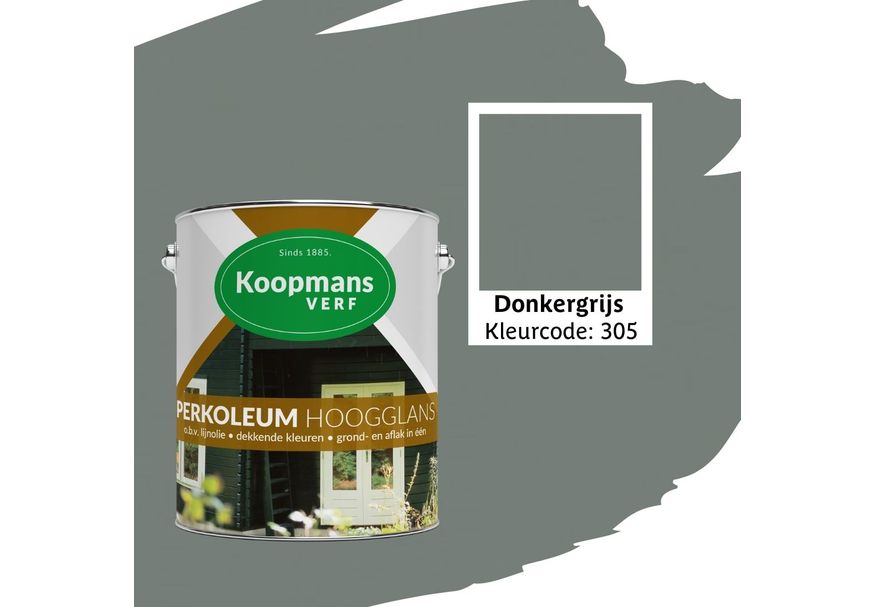 Foto von Koopmans Perkoleum, Dunkelgrau 305, 2,5L Hochglanz