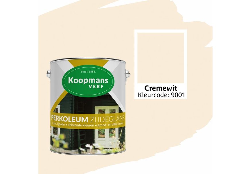 Foto von Koopmans Perkoleum, Crèmeweiß 9001, 2,5L Seidenglanz