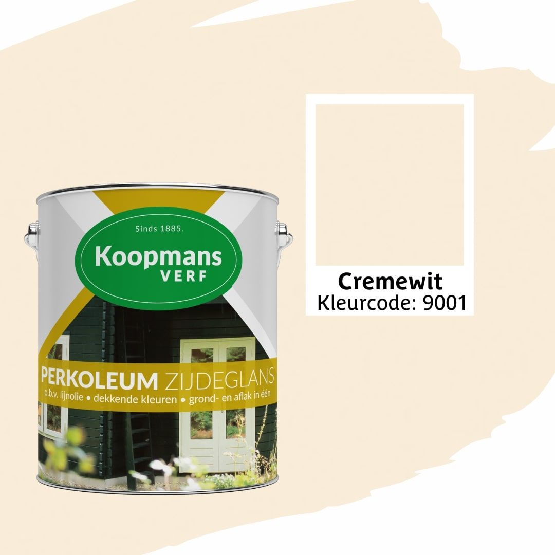Foto van Koopmans Perkoleum Crèmewit Zijdeglans Dekkend 2.5L