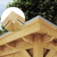 Foto van Duxwood tuinhuis met overkapping Zurich
