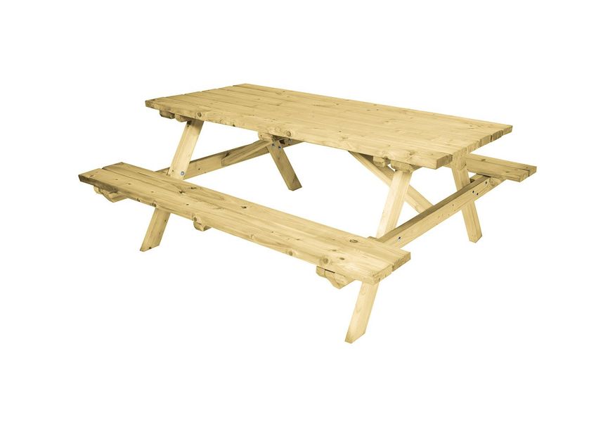 18061 Vu Picknicktafel FSC 74x160x180cm Foto van 18061 Vu Picknicktafel FSC 74x160x180cm