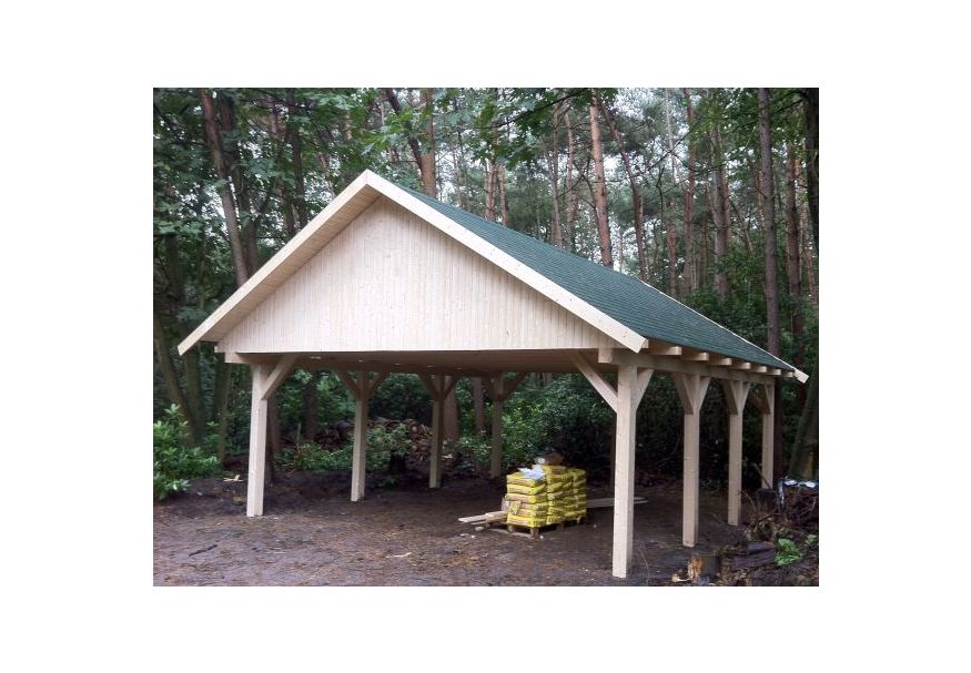 Azalp Carport Pim 650x716 cm Foto van Azalp Carport Pim 650x716 cm