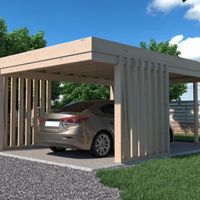 Foto van Azalp Houten Carport Pinchos