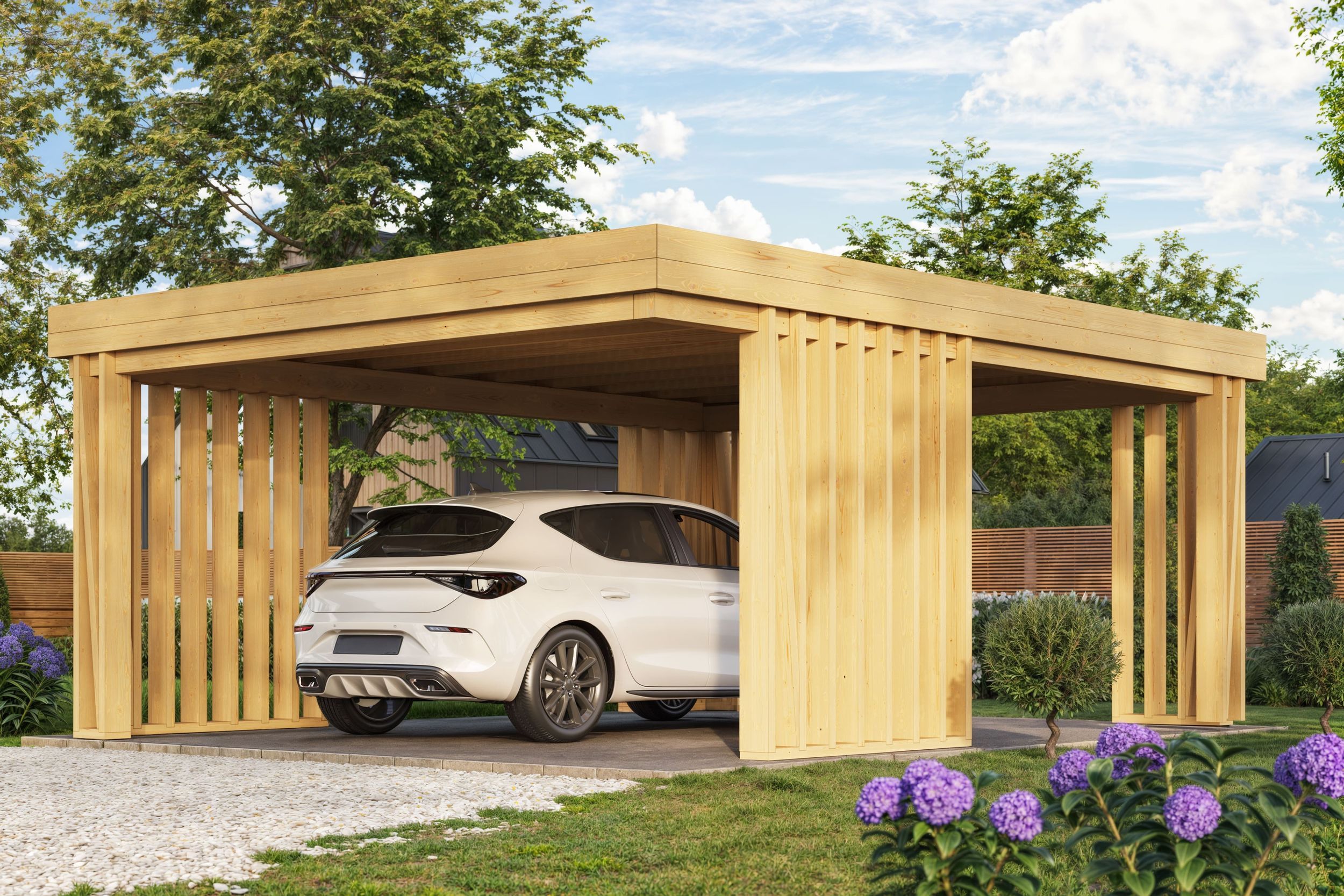 Foto van Azalp Houten Carport Pinchos