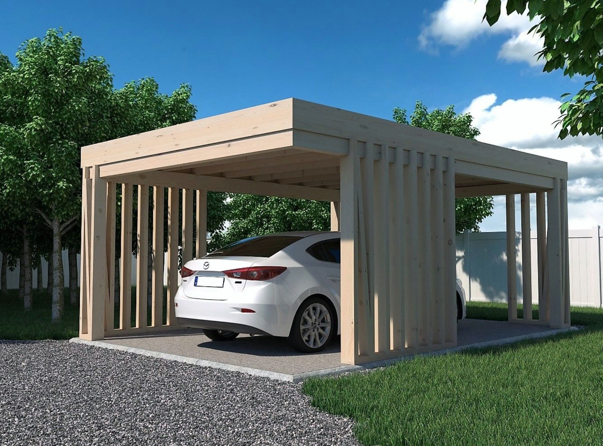 Foto van Azalp Houten Carport Pinchos