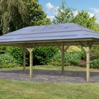 Foto der Karibu 68846 Gartenlaube Kirn 3 - Hochdruck Imprägniert