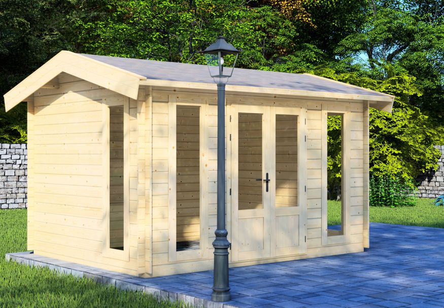 Graed Blockhaus Pleasure 400x300 cm - 28 mm Foto von Graed Blockhaus Pleasure 400x300 cm - 28 mm