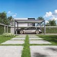 Foto van Porchenzo carport Prestige 5.3x3.0
