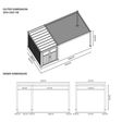 Foto van Porchenzo e-Paros met berging 6x3 - antraciet