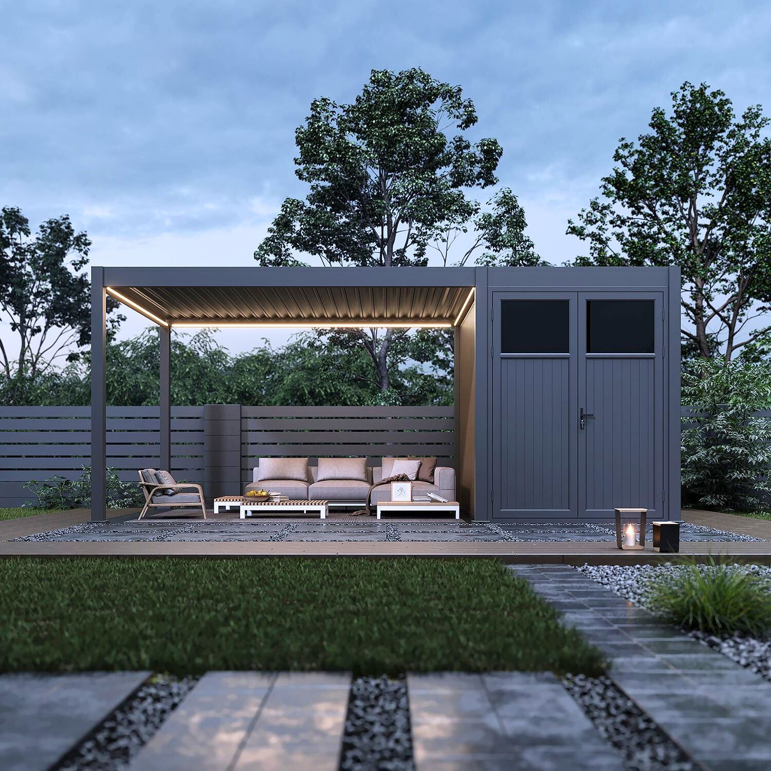 Foto van Porchenzo E-Paros met berging - teak