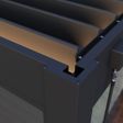 Foto van Porchenzo Paros Max aluminium overkapping 5.3x3.6 - antraciet