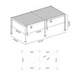 Foto van Porchenzo Paros Max aluminium overkapping 7.2x3.6 - antraciet
