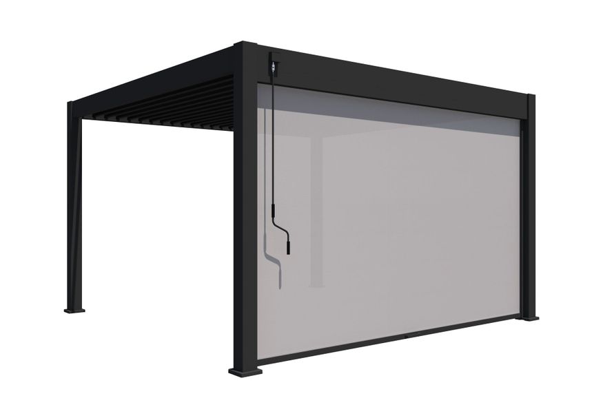 Foto van Porchenzo rolgordijn 400 cm - antraciet | grijs (O)