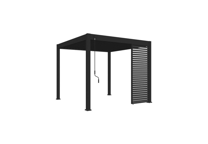 Foto van Porchenzo horizontale shutter paneel 113 cm - antraciet