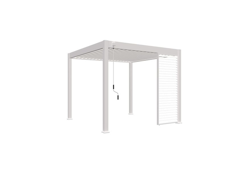 Porchenzo horizontale shutter paneel 113 cm - wit Foto van Porchenzo horizontale shutter paneel 113 cm - wit