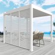 Foto van Porchenzo horizontale shutter paneel 123 cm - wit