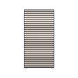 Foto van Porchenzo horizontale shutter paneel 123 cm - woodgrain