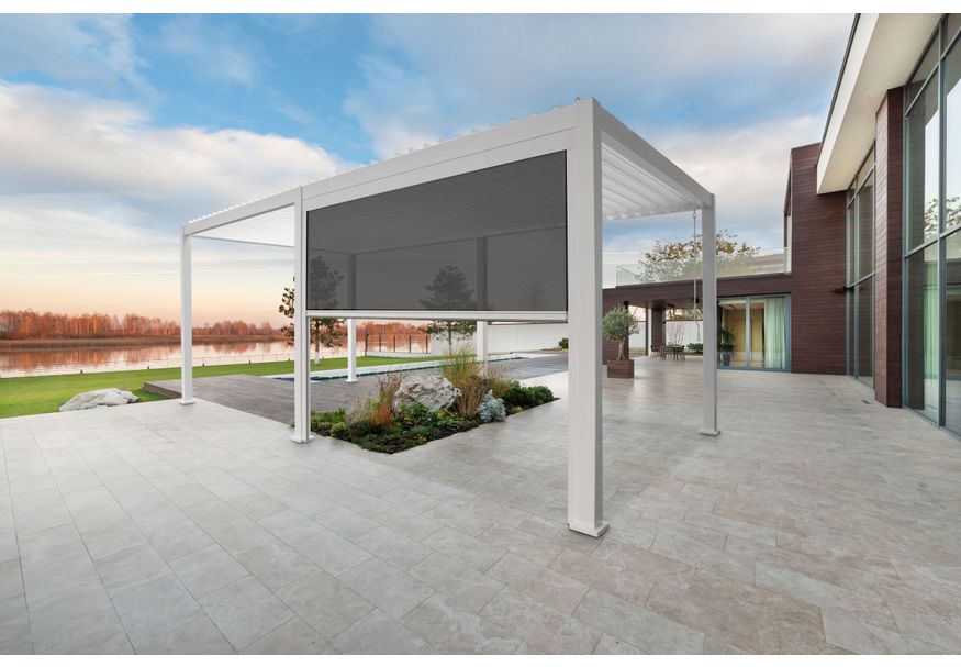 Mirador rolgordijn 360 cm - wit Foto van Mirador rolgordijn 360 cm - wit