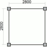 Foto der Karibu 28742 Gartenlaube Cordoba - Hochdruck Imprägniert