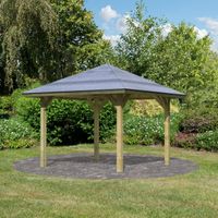 Foto der Karibu 10165 Gartenlaube Bergen 1 - Hochdruck Imprägniert