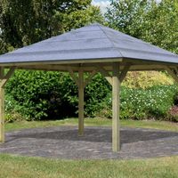 Foto der Karibu 10205 Gartenlaube Holm 1 - Hochdruck Imprägniert